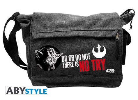 image : Sac Besace - Yoda - No Try - Star Wars - ABYstyle
