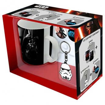 image : Coffret cadeau Star Wars - Trooper Vador - Mug + porte-clés + 2 badges