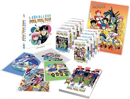 image : Le Collège Fou Fou Fou - Partie 1 - Pack 10 mangas (livres) - Edition Collector