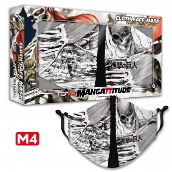 image : Masque tissu - L'Attaque des Titans - Modle M4