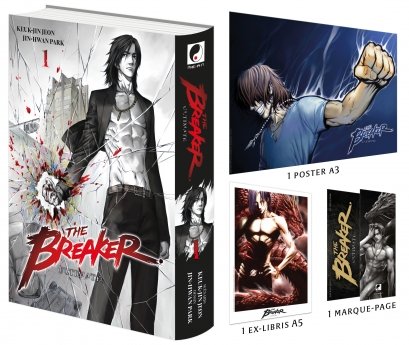 image : The Breaker - Ultimate - Tome 1 + Marque-page + Poster + ex-libris A5 - Livre (Manga)