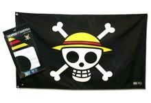 Drapeau Pirate de Luffy en tissu - One Piece