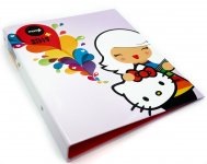 Classeur scolaire A4 - Hello Kitty et Momiji