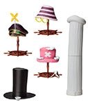 5 figurines HAT Drink Cap Part 2 5 (Chapeaux) - One Piece