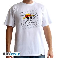 Tee Shirt - Dessin de luffy - One Piece - Homme - Blanc - ABYstyle