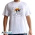 Images 1 : Tee Shirt - Dessin de luffy - One Piece - Homme - Blanc - ABYstyle