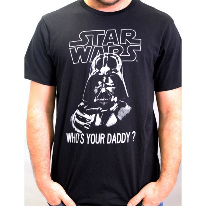 Visuel 1 : Tee Shirt - Dark Vador : Who's your daddy ? - Homme - Star Wars - Cotton Division