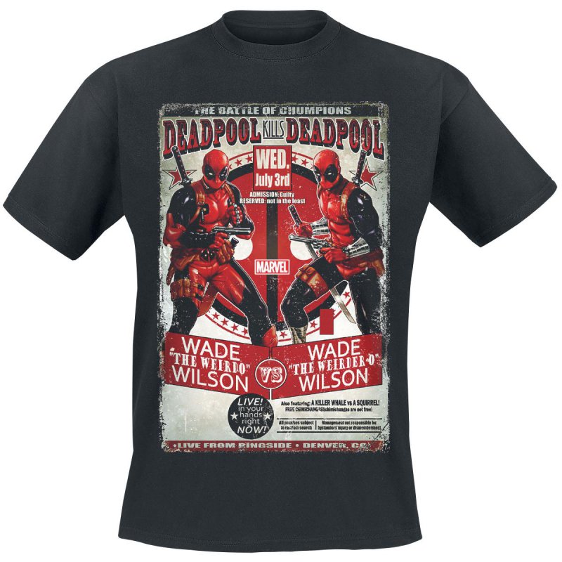 Visuel 1 : Tee Shirt - Deadpool Vs Deadpool - Homme - Marvel - Cotton Division