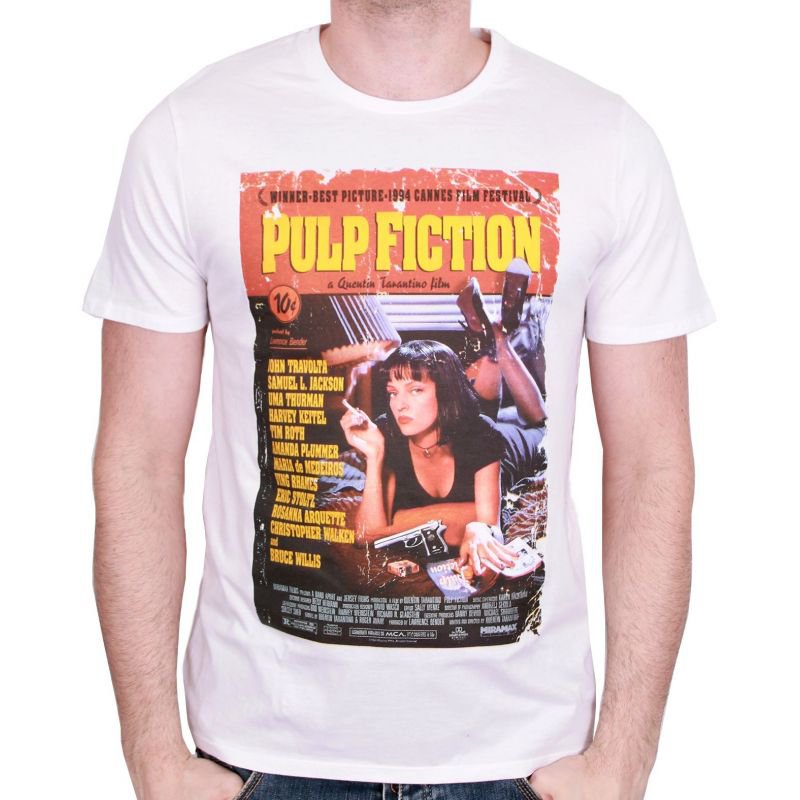 Visuel 1 : Tee Shirt - Poster de Pulp Fiction - Homme - Cotton Division