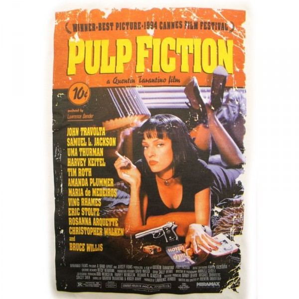 Visuel 2 : Tee Shirt - Poster de Pulp Fiction - Homme - Cotton Division