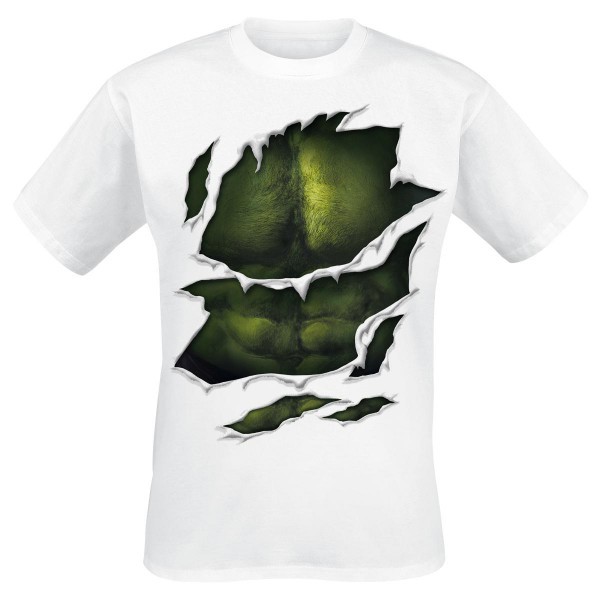 Visuel 3 : Tee Shirt - Hulk Body - Homme - Marvel - Cotton Division