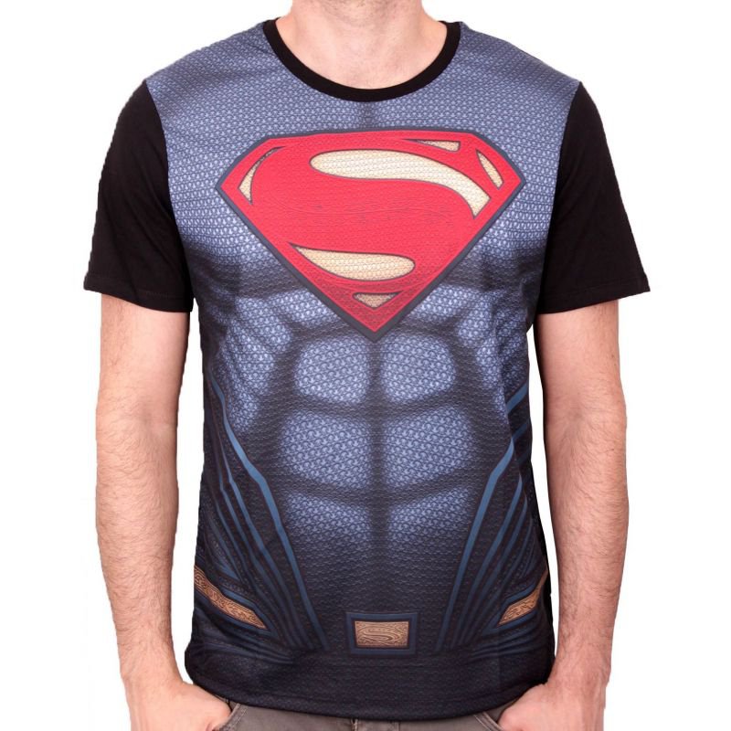 Visuel 1 : Tee Shirt - Superman Costume - Homme - Batman Vs Superman - DC Comics