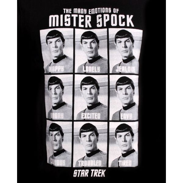 Visuel 2 : Tee Shirt - Spock Emotions - Homme - Star Trek - Cotton Division