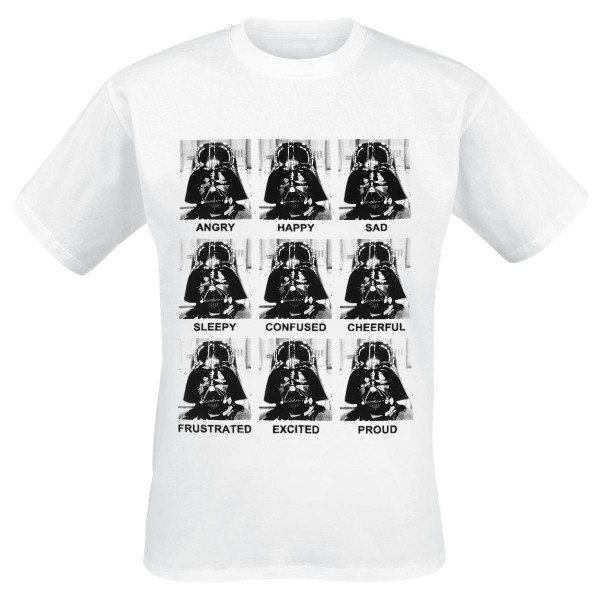 Visuel 3 : Tee Shirt - Dark Vador emotions - Homme - Star Wars