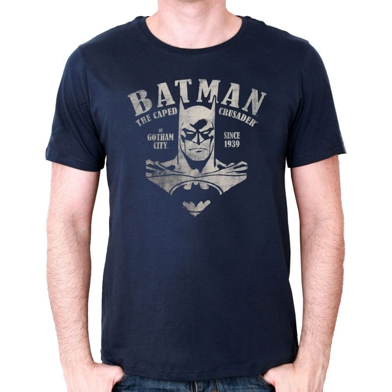 Visuel 1 : Tee Shirt - Batman : The Caped Crusader - Homme - DC Comics - Cotton Division