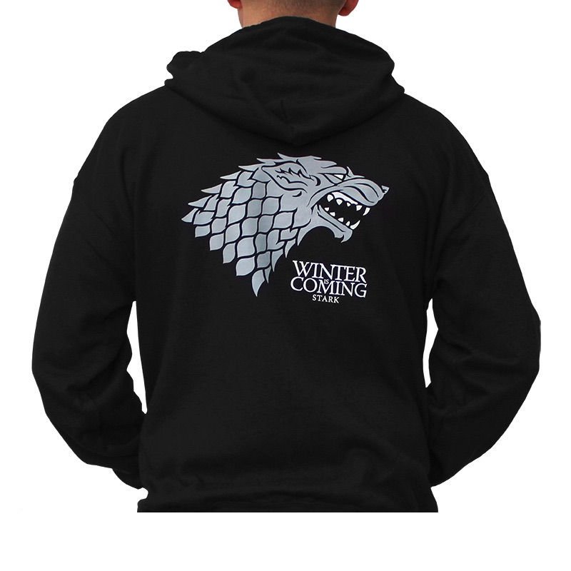 Visuel 1 : Sweat - Winter is Coming - Game of Thrones - Homme - Noir - ABYstyle
