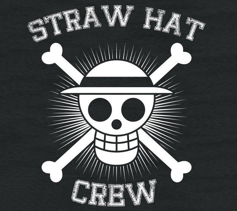 Visuel 2 : Sweat vintage - Skull : Straw Hat Crew - One Piece - Homme - Noir - ABYstyle