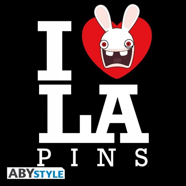 Visuel 2 : Tee Shirt - Love lapin - Femme - Noir - ABYstyle