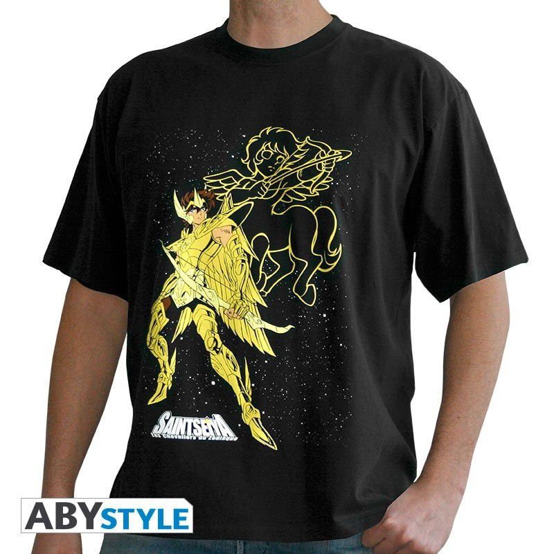 Visuel 1 : Tee Shirt - seyar armure d'or - Saint Seiya - Homme - Noir - ABYstyle
