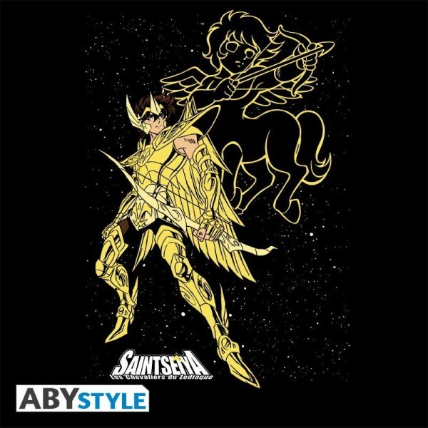 Visuel 2 : Tee Shirt - seyar armure d'or - Saint Seiya - Homme - Noir - ABYstyle