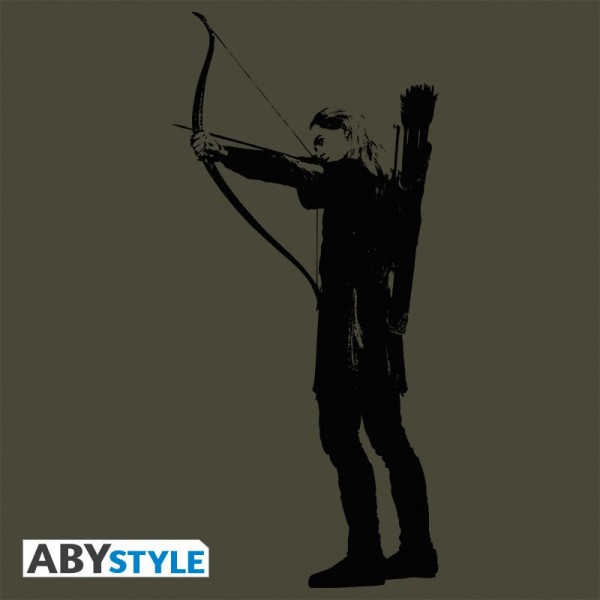 Visuel 2 : Tee Shirt - Legolas - Le Seigneur des anneaux - Homme - Vert Kaki - ABYstyle