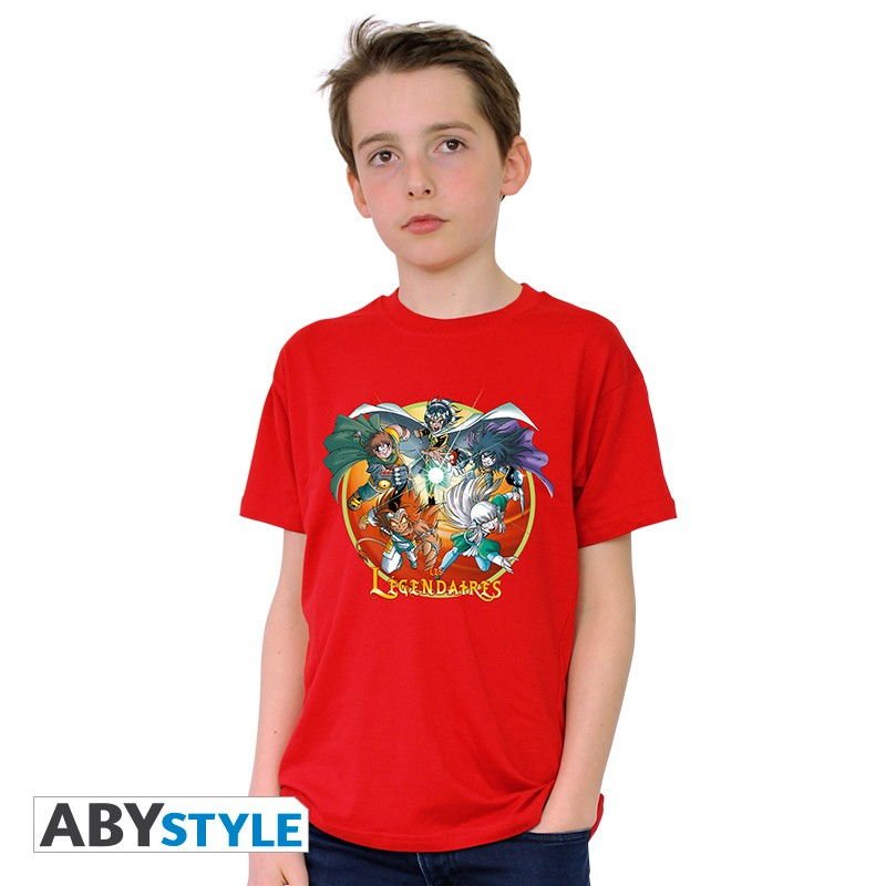 Visuel 1 : Tee Shirt - Les Légendaires - Enfant - Rouge - ABYstyle