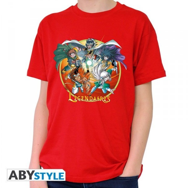 Visuel 4 : Tee Shirt - Les Légendaires - Enfant - Rouge - ABYstyle