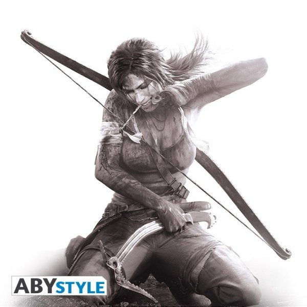 Visuel 2 : Tee Shirt - Lara Croft - Tomb Raider - Homme - Blanc - ABYstyle