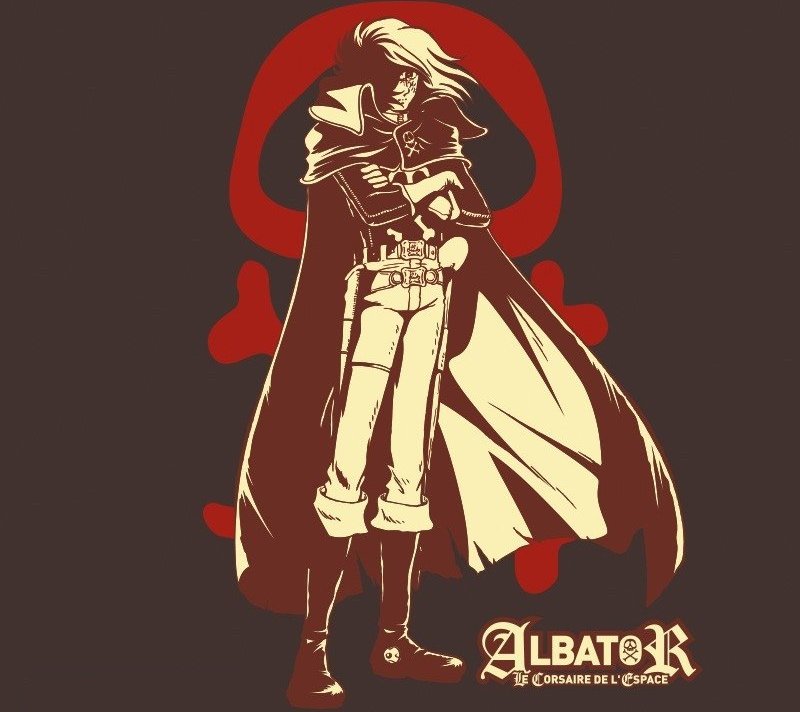 Visuel 2 : Tee Shirt - Albator - Homme - Marron - ABYstyle
