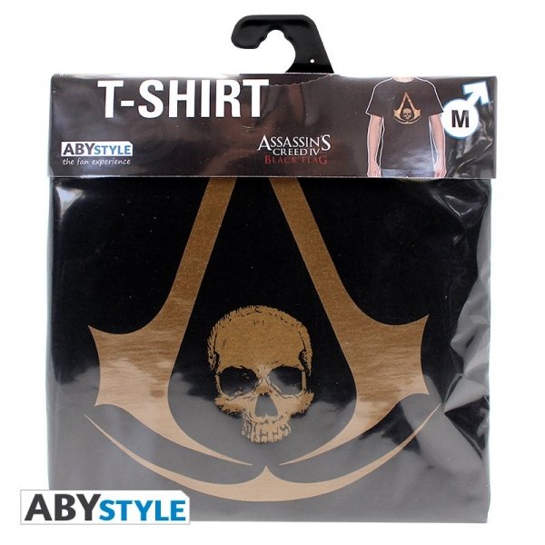 Visuel 5 : Tee Shirt - Crest AC4 dor - Assassin's Creed - Homme - Noir - ABYstyle