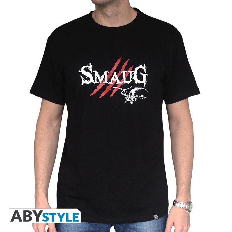 Visuel 1 : Tee Shirt - Smaug - The Hobbit - Homme - Noir - ABYstyle