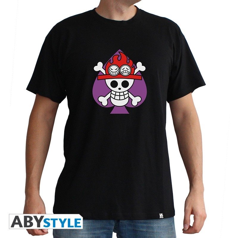 Visuel 1 : Tee Shirt - Ace Spade - One Piece - Homme - Noir - ABYstyle