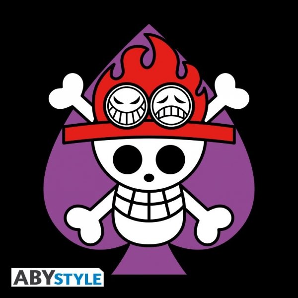 Visuel 2 : Tee Shirt - Ace Spade - One Piece - Homme - Noir - ABYstyle