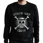 Sweat vintage - Skull : Straw Hat Crew - One Piece - Homme - Noir - ABYstyle