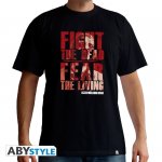Tee Shirt - Fight the dead - Walking Dead - Homme - Noir - ABYstyle
