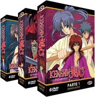Kenshin le Vagabond - Intgrale - Pack 3 Coffrets (18 DVD + 3 Livrets) - Edition Gold