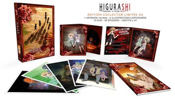 Higurashi : Hinamizawa, le village maudit - Intgrale (2 saisons + 5 OAV) - Edition collector limite - Coffret A4 DVD