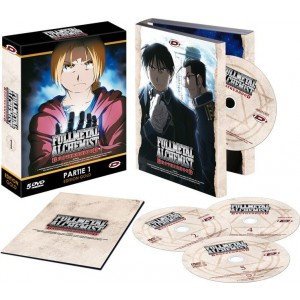 Fullmetal Alchemist : Brotherhood - Partie 1 - Coffret DVD + Livret - Edition Gold - VOSTFR/VF