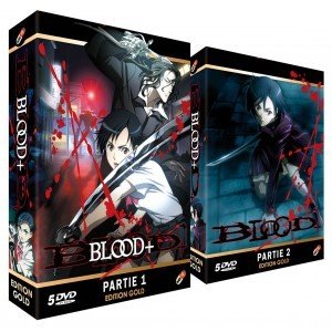 Blood+ (The Last Vampire) - Intégrale - Pack 2 Coffrets (10 DVD) - Edition Gold - 50 épisodes