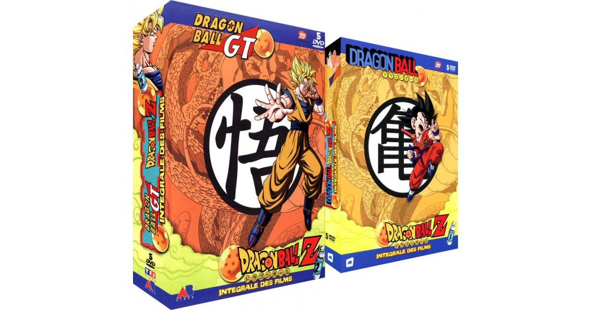 Dragon Ball Z et GT Intégrale 20 Films et OAV Pack 2 Coffrets (10 DVD)