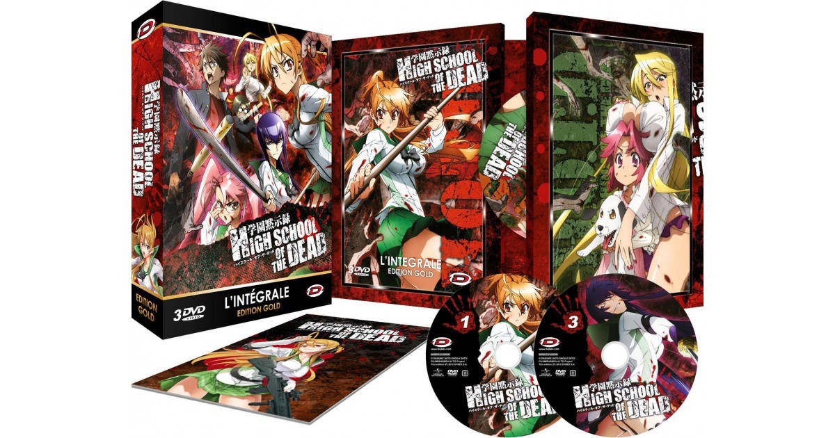 Dvd High School Of The Dead Legendado - Escorrega o Preço