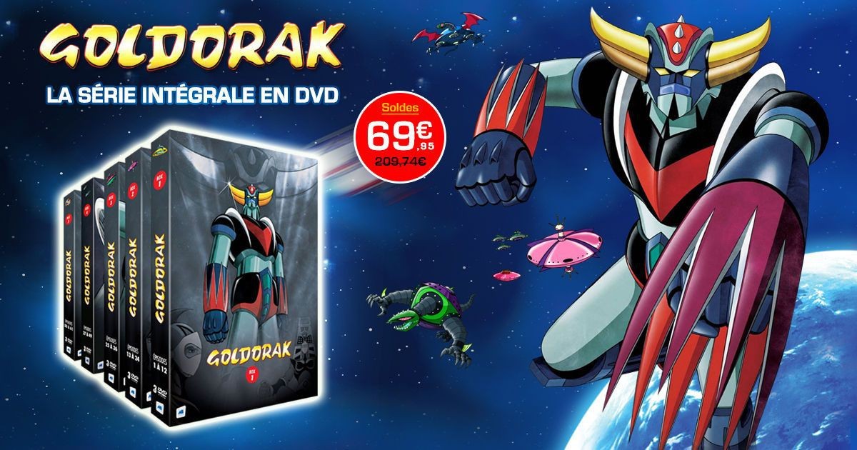 GOLDORAK - Coffret 3DVD - Vol 6 - Episodes 62 a 74 Edit.  COLLECTOR - 0888430840096 - Goldorak - DVD - 12.99€