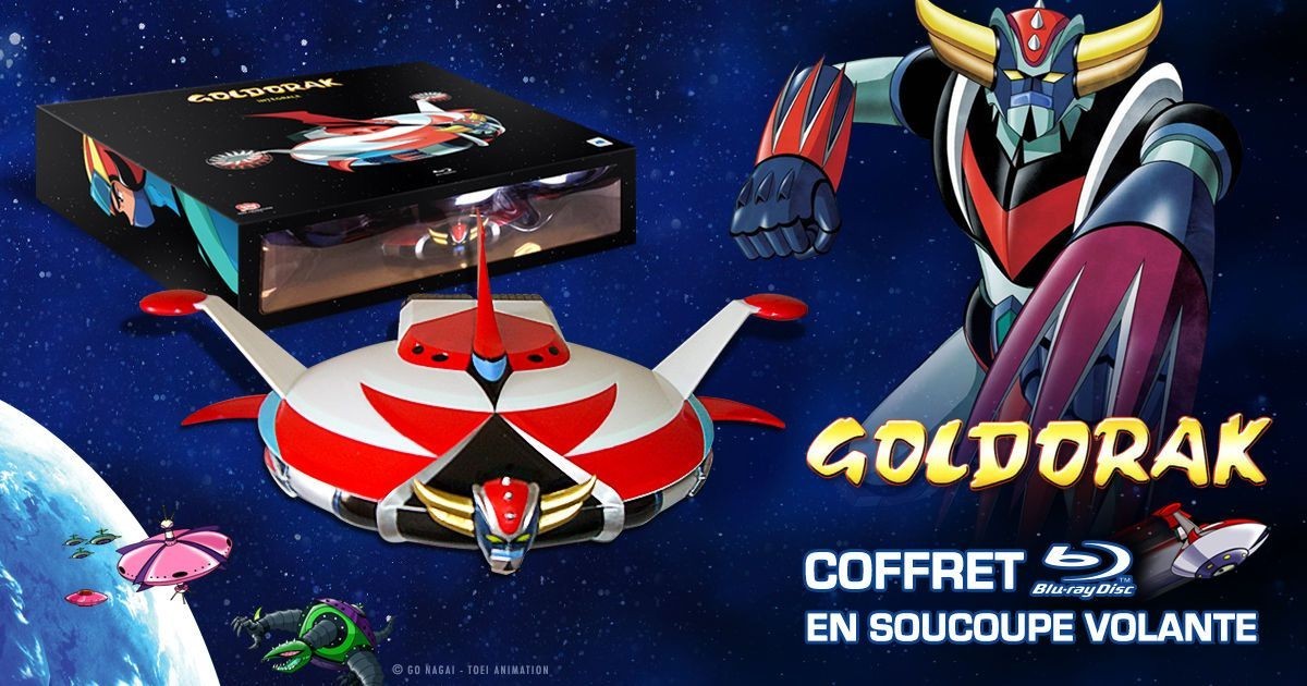 Coffret vaisseau goldorak Blu-Ray dvd pas cher - film animation