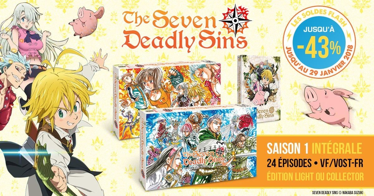 Seven Deadly Sins Blu Ray