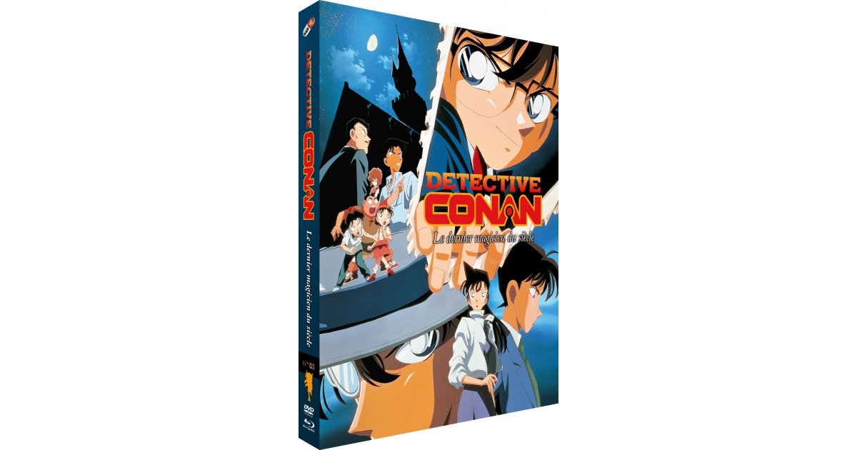 Détective Conan Film 3 Le dernier magicien du siècle BR + DVD AnimeStore.fr
