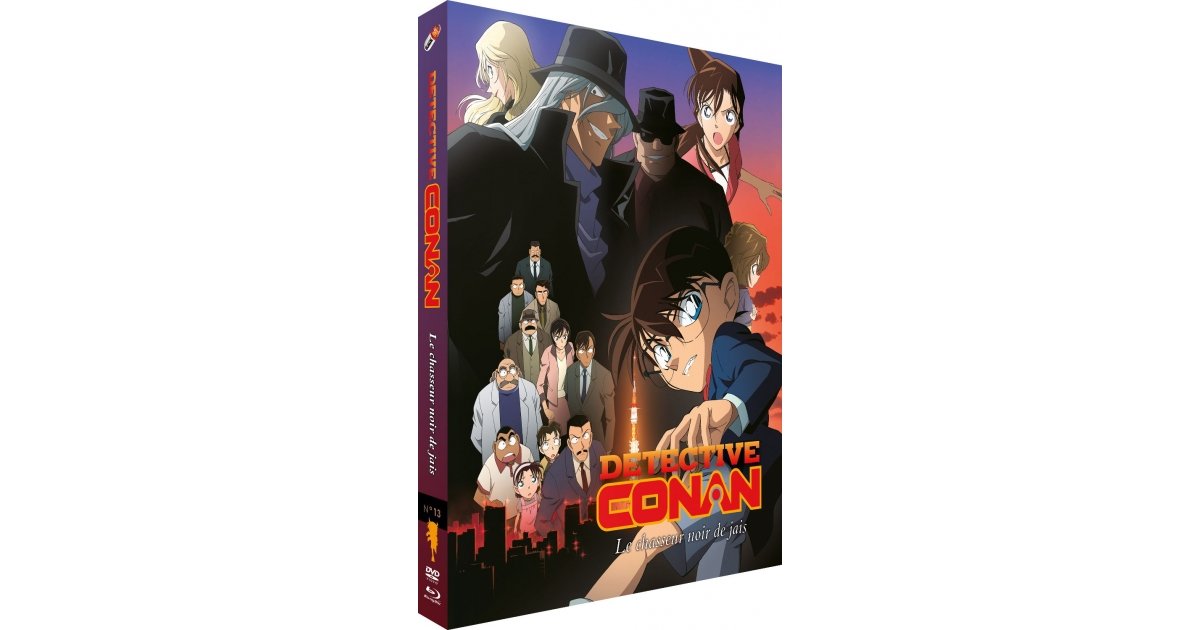 Détective Conan : Le Chasseur Noir De Jais Détective Conan - Film 13 : Le chasseur noir de jais - Blu-ray + DVD
