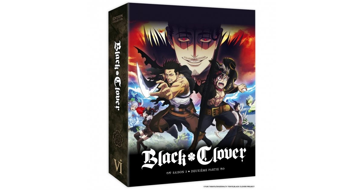 Black Clover Saison 3 Partie 2 Edition Collector Coffret DVD AnimeStore.fr