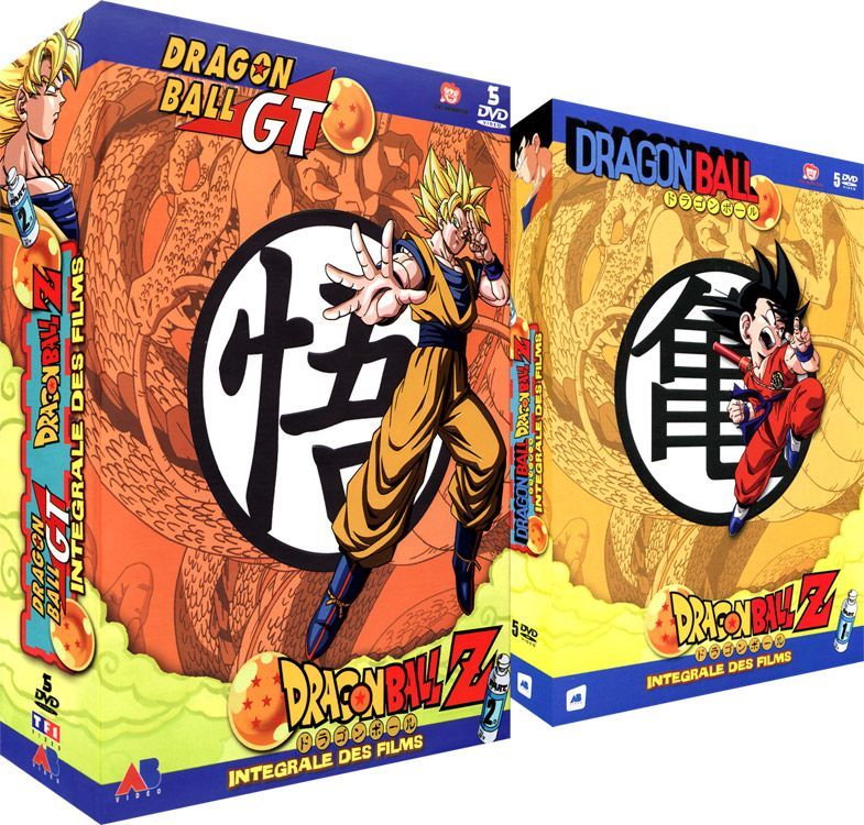 Dragon Ball Z et GT Intégrale 20 Films et OAV Pack 2 Coffrets (10