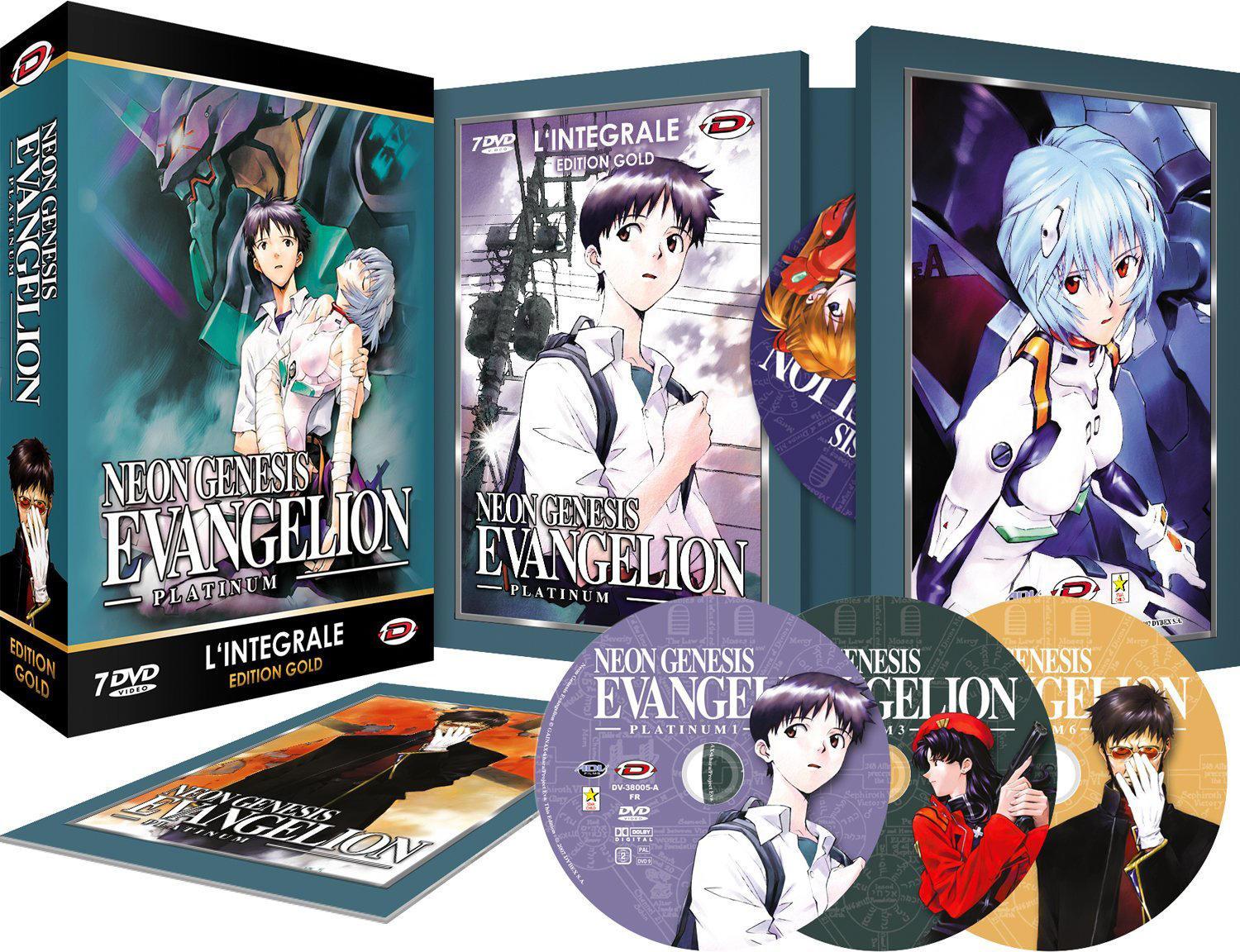 Evangelion (Neon Genesis) - Intégrale (Platinum) - Coffret DVD + Livret