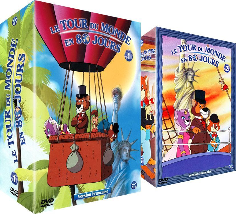 Le Tour Du Monde En 80 Jours Serie Saison 2 Tour du monde en 80 jours - Saison 1 - Pack 2 coffrets DVD - IDP Home